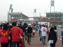 もうすぐマツダスタジアム