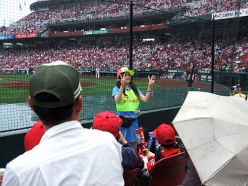 売り子のダンス